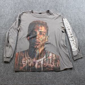 Logic Shirt Men's Medium Gray Under Pressure Long Sleeve RattPack